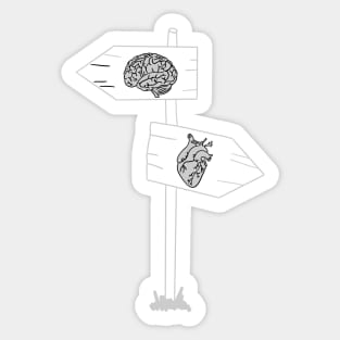 Anatomy heart brain Sticker